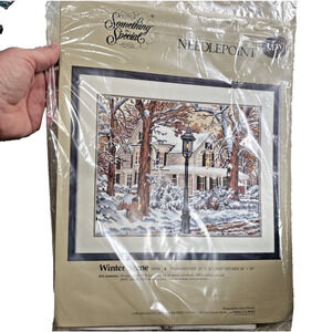 Something Special Needlepoint Craft Kit #30550 Winter Scene New In Package